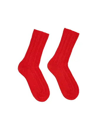 LANIUS | Socken off white | rot